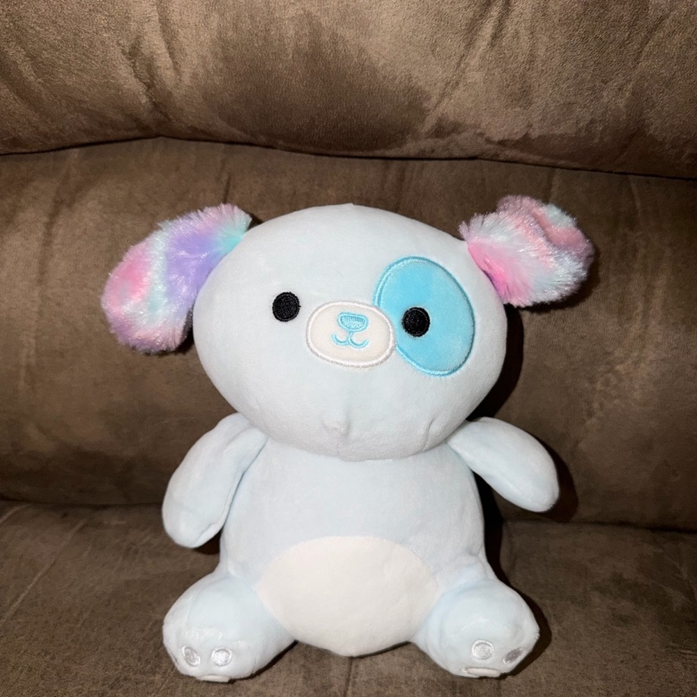 Squishmallows Pale Blue Plush with Tail Tag